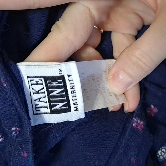 Vintage Floral Maternity Romper - Picture 3 of 3